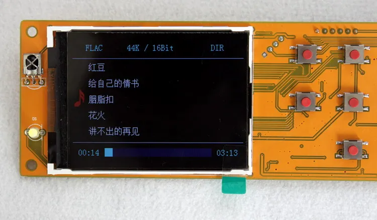 DSD STM32F407ZET6 SD без потерь цифровой циферблат ies выход Поддержка 16 бит 24 бит 32 бит 192K волна FLAC APE плеер