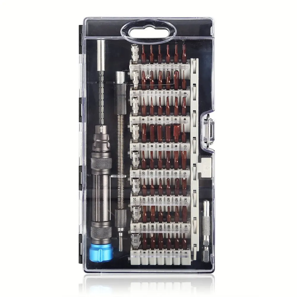 

60 in 1 Screwdriver Set Multi Tool Hardware Magnetic Pen Flexible Metal Household Maintenance for Electronics Repair