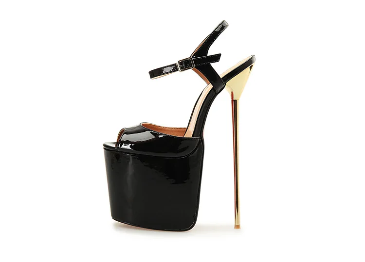 Talons Sexy Noir 2018 Pour 22 blanc Filles Mujer Taille Grande Femmes Plateforme D'été À Hauts Cm rouge Sandales Chaussures Dames OXx41Tw