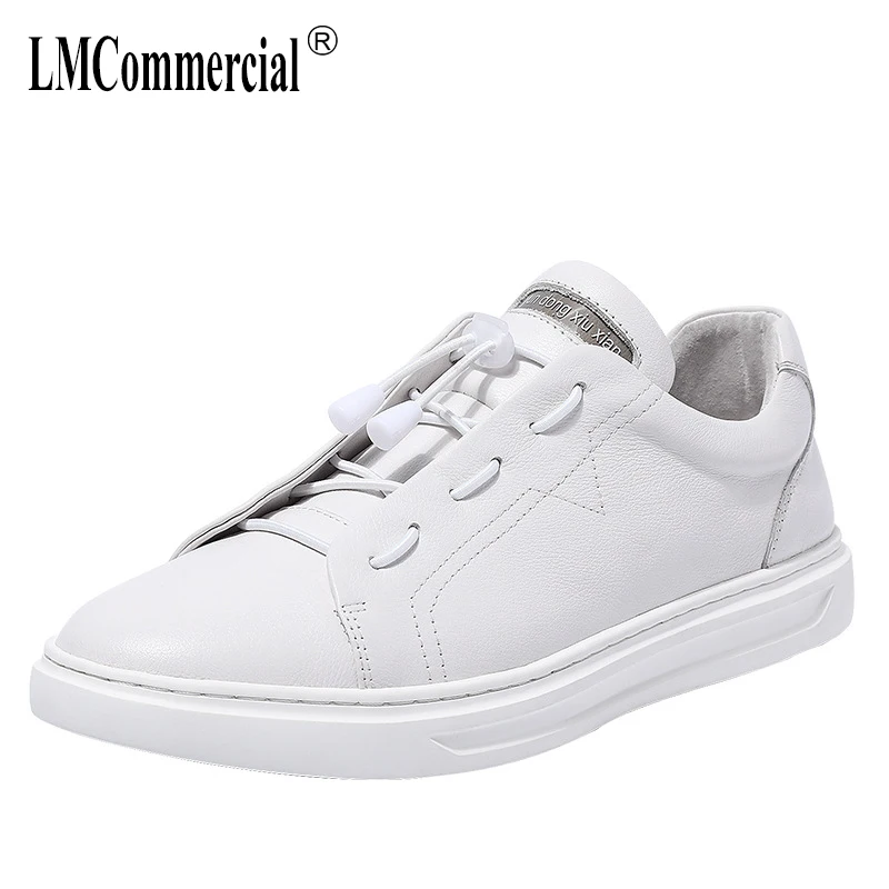 

High Quality Genuine Leather Shoes men all-match cowhide breathable sneaker fashion mens casual shoes Leisure shoes male spring