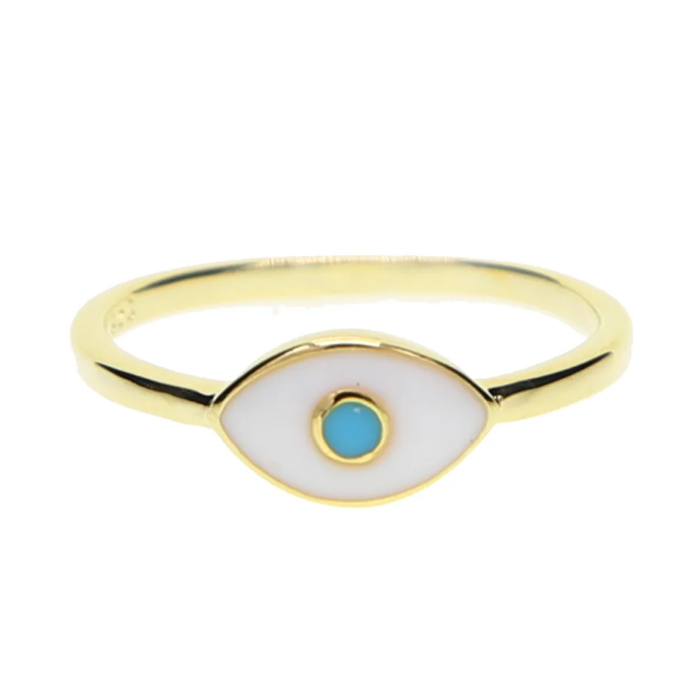 Медь Anillos Продвижение Свадебные новые модные Турецкий Дурной глаз палец кольцо