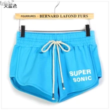 Корейские шорты, шорты Odile, маленькие буквы махровые шорты, шорты для йоги