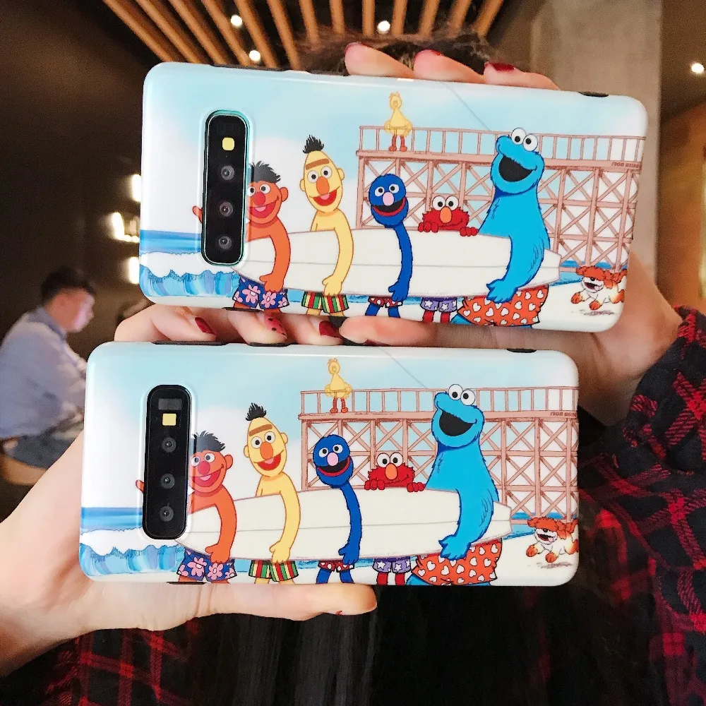 Skateboard Sesame Street for Huawei nova2s Glory 10 mate10 p20 soft shell phone case Nova 4 mate20pro mate20 mate20x |