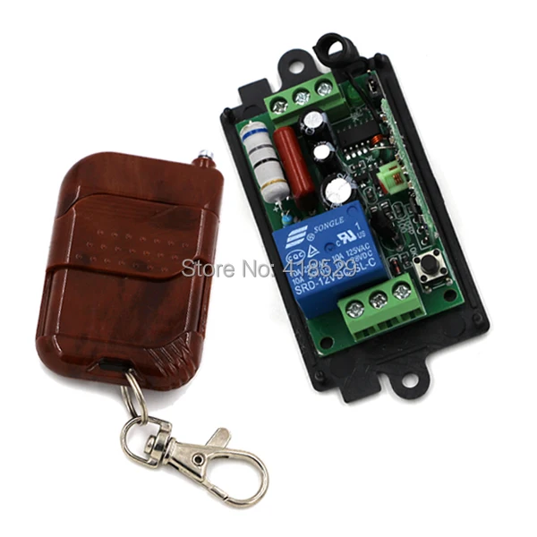 

wireless relay 220v remote control switch,10A Relay 1CH Wireless RF Remote Control Switch 1 Transmitter+1 Receiver SKU: 5043