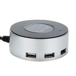 EPULA Лидер продаж Быстрый Зарядное устройство CVogek 6-Порты и разъёмы USB Зарядное устройство Desktop зарядная станция с Smart идентификации