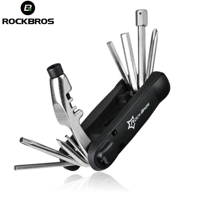 

ROCKBROS 12 in 1 Bicycle Tools Sets Mountain Road Bike Multi Repair Tool Kit Hex Spoke Wrench Cycle Screwdriver Tool
