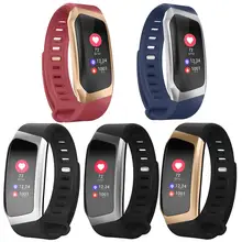 IP67 Водонепроницаемый Цвет Экран сердечного ритма крови Давление монитор сердечного ритма Смарт Браслет Шагомер Спорт Фитнес браслет для IOS/Android
