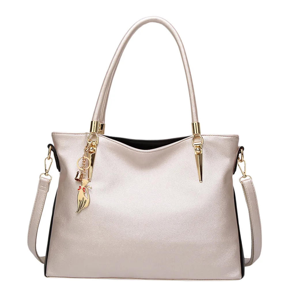 

Women Large Capacity Simple All-purpose Fashion Soft Leather Shoulder Bag Totes Torba na trend 2019