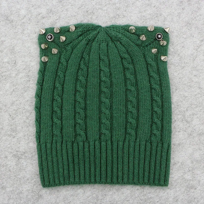 GZHILOVINGL Beanie шапки женская зимняя шапка с ушками шерсть хип хоп вязаные шапки для девочек трикотажный свитер шляпа touca шапка с ушками