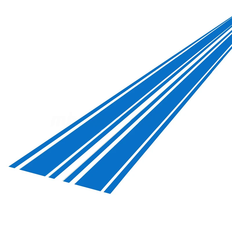 2pcs 183x8cm DIY Car Body Hood Vinyl Racing Stripe Pinstripe Sticker Decal