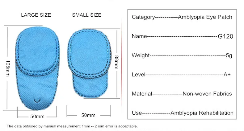 Высокое качество, 6 шт./упак., Детские патчи для амблиопии, астигматизм, страбисмус, ленивый глаз, зрение, корректирующие глазные повязки G120