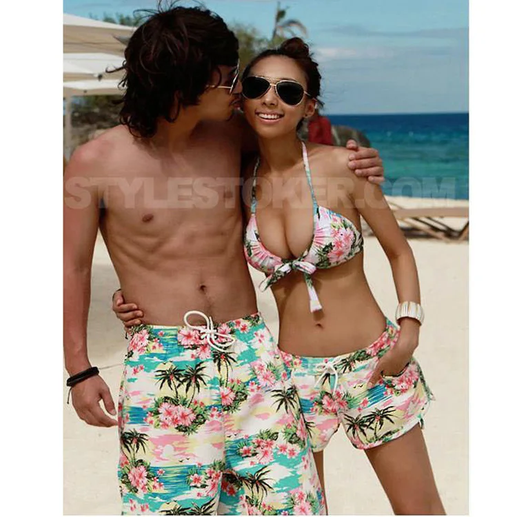2017 Couple Swimwear Womens Tankini Swimsuits Women Bathing Suits