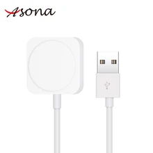 ASONA беспроводное быстрое зарядное устройство для Apple Watch usb зарядка для I Watch Series 2 3 4 магнитные часы зарядное устройство 38 мм и 42 мм Smartwatch