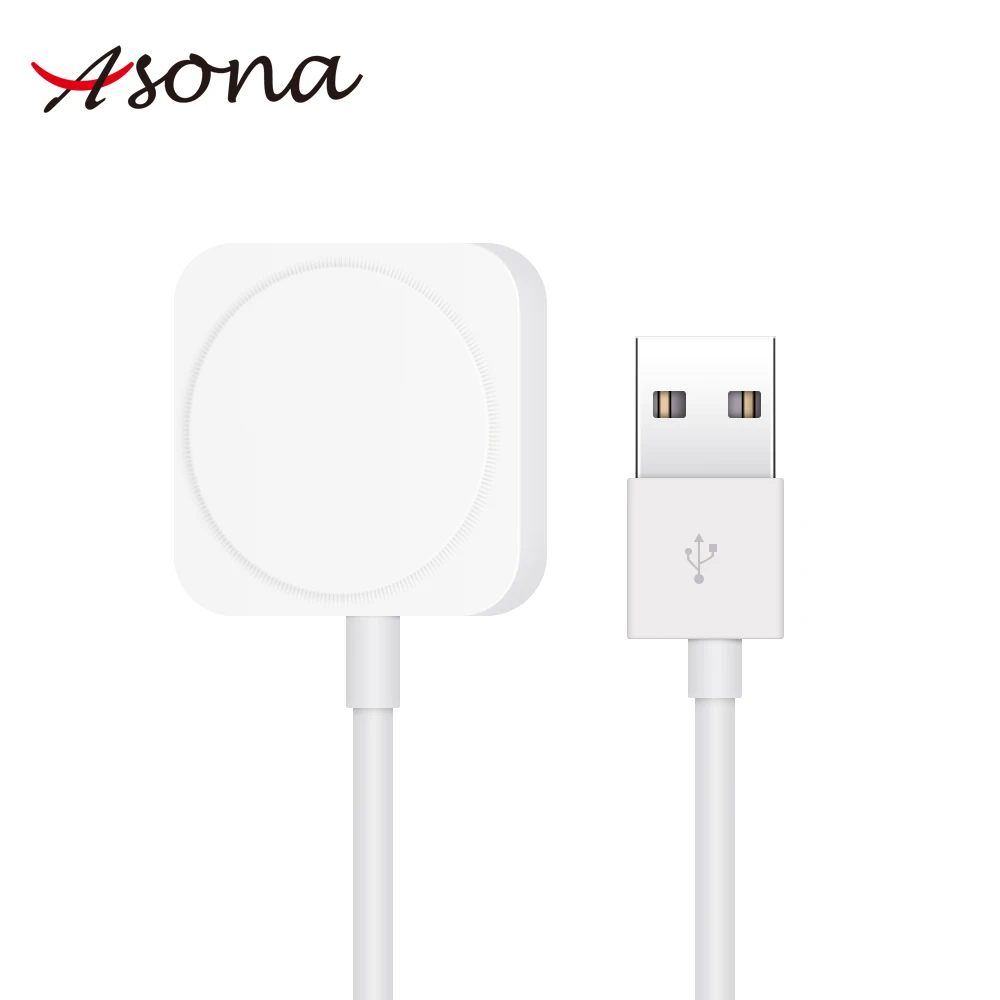ASONA беспроводное быстрое зарядное устройство для Apple Watch USB зарядка I Series 2 3 4