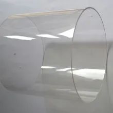2 шт. OD150x3x1000mm акриловая прозрачная труба домашний декор «здания» защитная пленка высокой прозрачности Пластик Светодиодная трубка
