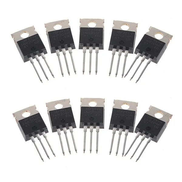 

10Pcs 49A 55V IRFZ44N Transistor N-Channel International Rectifier Power Mosfet