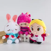 Новая Алиса аниме Красная Королева Чеширский кот Белый Кролик Алиса Q материал плюшевая игрушка кукла Коллекция подарков на день рождения