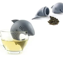 Акула Форма силикона фильтры Чай фильтр Infusor фильтр пустой Чай сумки