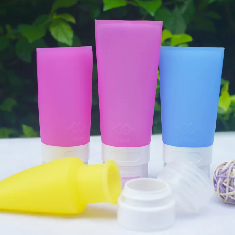 Travel Refillable Bottles Empty Tube Cosmetic Cream Lotion Containers
