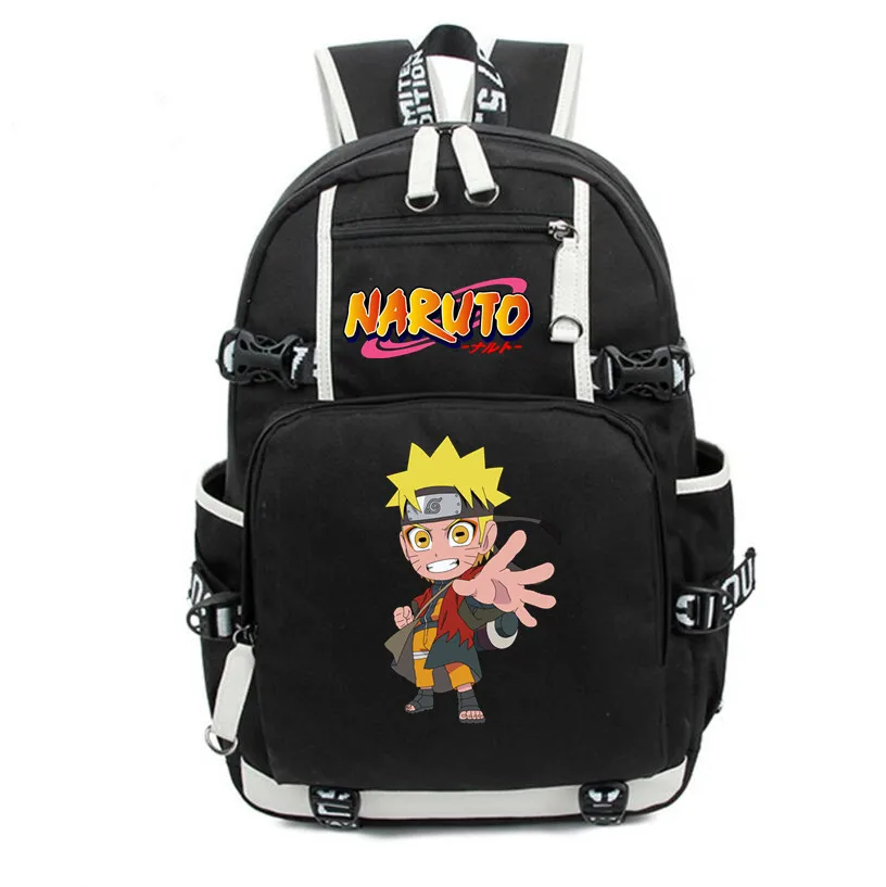 Аниме Наруто Gaara Uzumaki Hatake Kakashi рюкзак подростковый школьный для мальчиков и