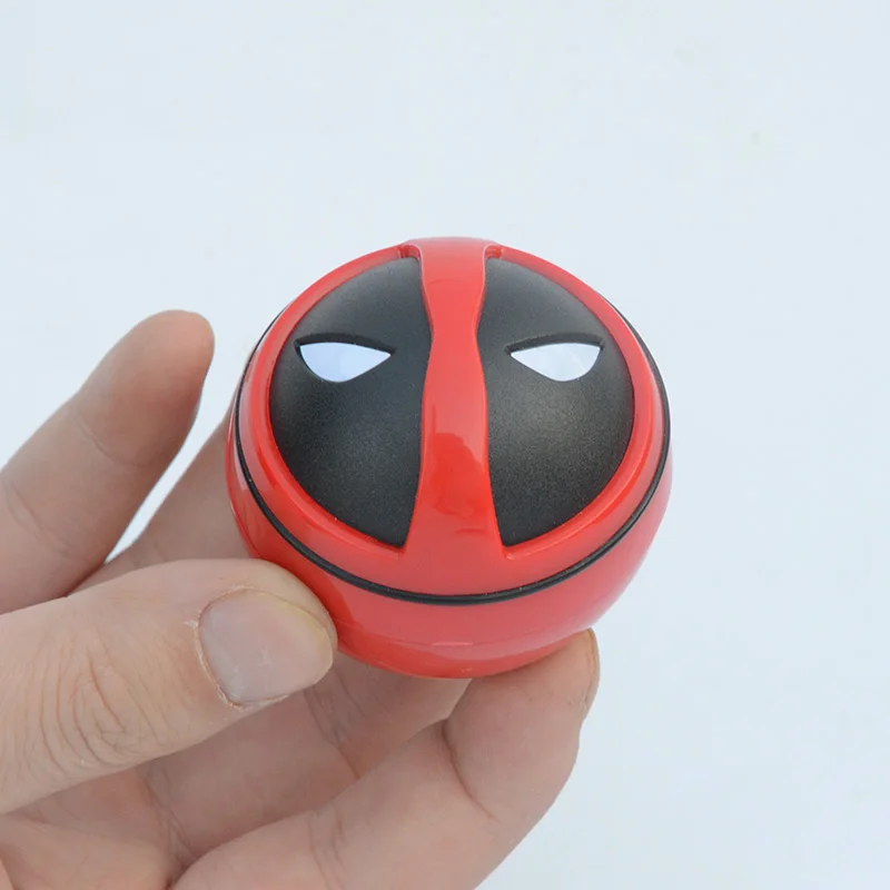 

6 Pcs/Pack 3 Layers Deadpool Metal&Plastic Tobacco Herb Grinder Smoking Accessories Tobacco Pipe Crush Grinders Dia:52 MM