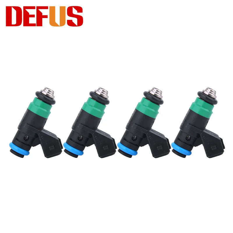 

4PCS Genuine Fuel Injector for Renault Logan Duster Sandero OE H82132254 Nozzle Injectors Fuel Replacement Injection Flow Match
