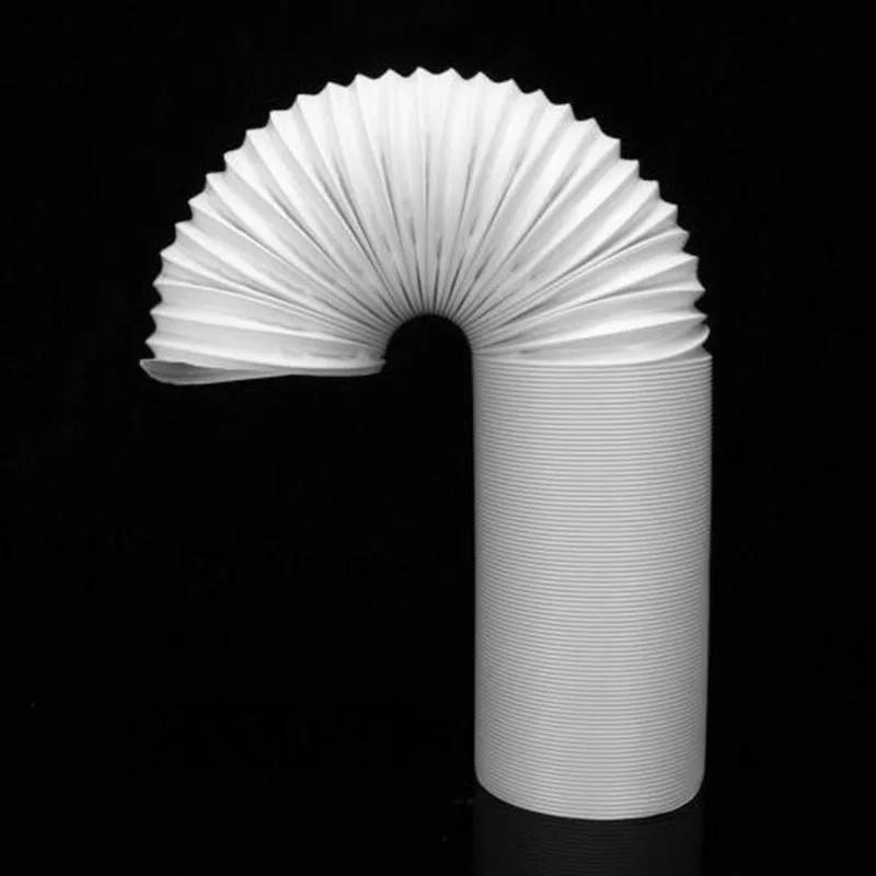 

White Tube Portable Exhaust Hose Air Conditioner Plastics 15cm Window Pipe Interface Replacement Part Spare Tool