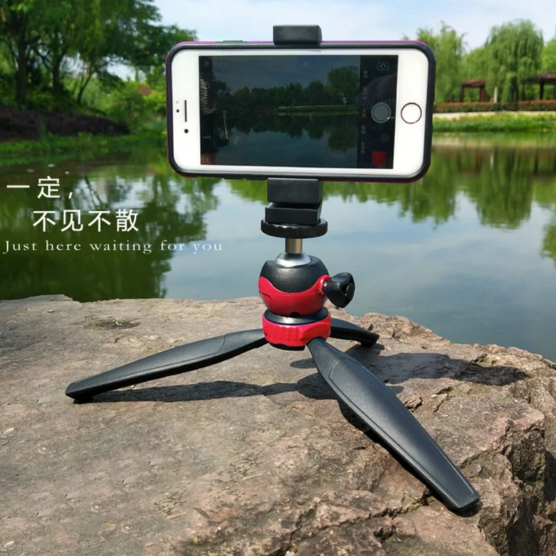 Гибкий мини-штатив для телефона с адаптером для iPhone монопод GoPro Nikon DSLR камера Регулируемый шар головка штативы