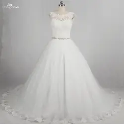 Rsw1157 реальные фотографии yiaibridal цвета слоновой кости Кепки рукава Лодка декольте V назад Китай Свадебные платья