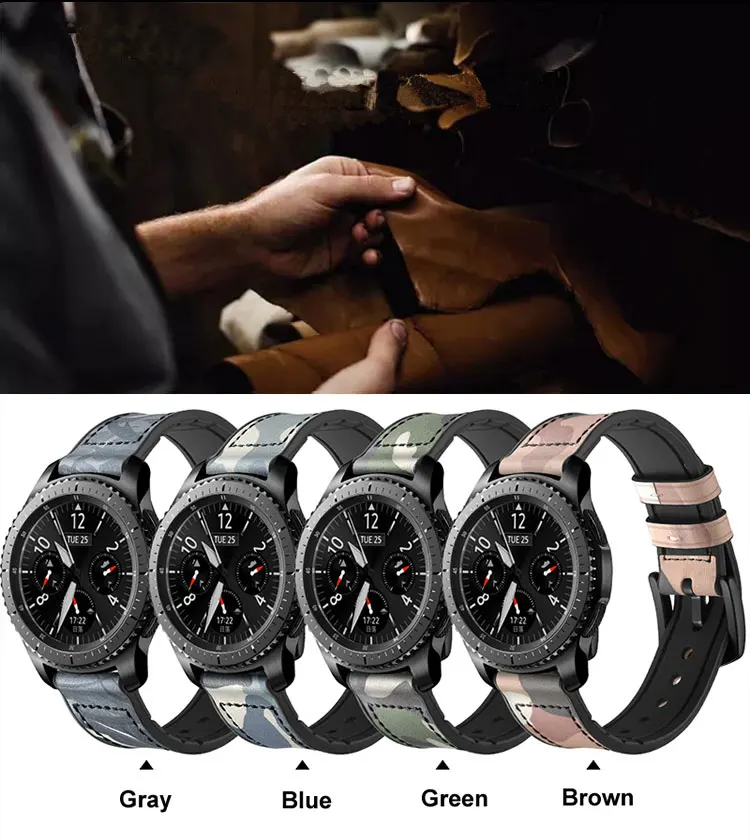 Geuine Leather with silicone wathc band        kol saati   For Apple series  (2)