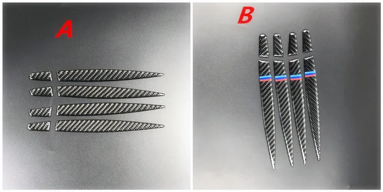 Для BMW X5 X6 X1 2 серии Авто-Стайлинг Защита автомобильный аксессуар наклейка из углеродного волокна наклейка для дверной ручки стайлинга автомобилей украшения