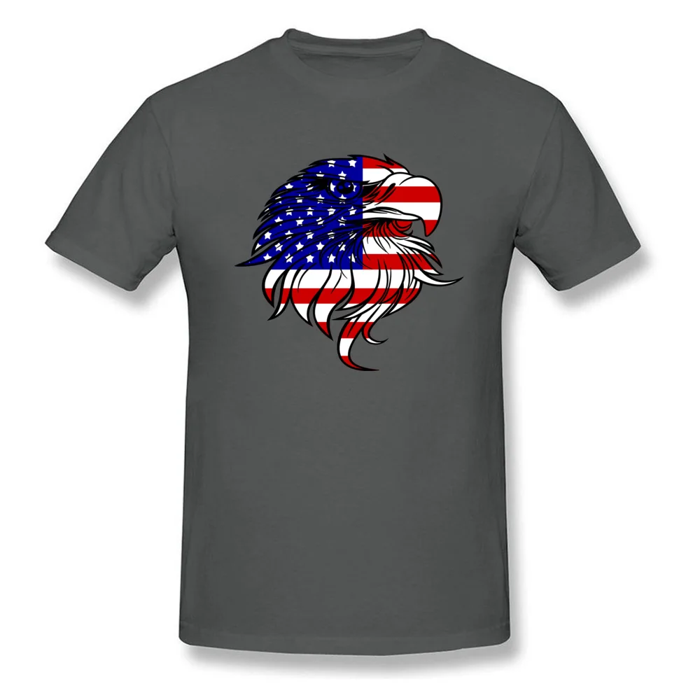 Prevailing American Eagle PatriotIndependence Day T-shirts O-Neck 100% Cotton Men T Shirt Short Sleeve Summer Fall Tops T Shirt American Eagle PatriotIndependence Day carbon