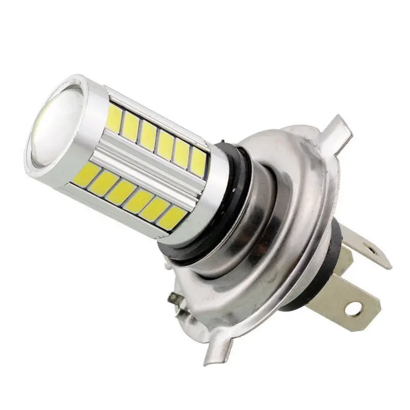 1 шт. H4 HB2 9003 33-светодиодный 33 SMD 5630 Высокая мощность белый 12V Автомобильные противотуманные лампы для замены Hi/Lo луч и одиночный