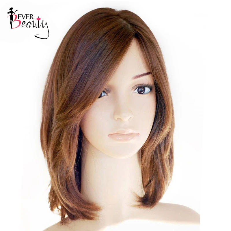 Jewish Kosher Wig Silk Base European Virgin Hair Straight Short