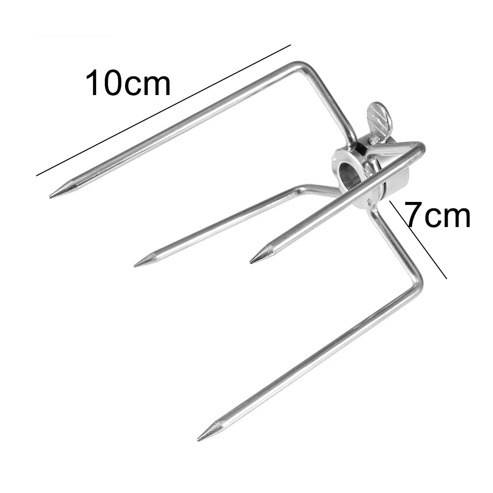 2 шт., 10 см, вилка для пикника на древесном угле, барбекю, 4 Раздвоенные, на гриле, шашлык, шашлык, курица, барабанная палочка, Турция, вилка для барбекю, аксессуары для жарки