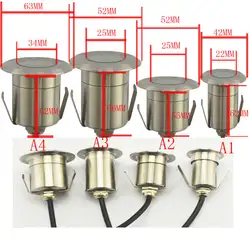 Limited grondspot Jardim lampadaire Moderne Ip68 подводный 1 Вт подземных свет палубе подземный AC 12 В Ac85v-265v