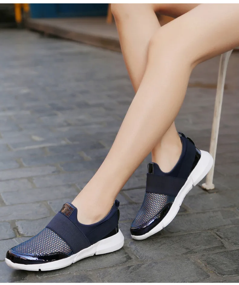 PINSEN/брендовая повседневная женская обувь; дышащая Летняя обувь на плоской подошве; женские лоферы без застежки; Zapatillas hombre; мокасины; слипоны