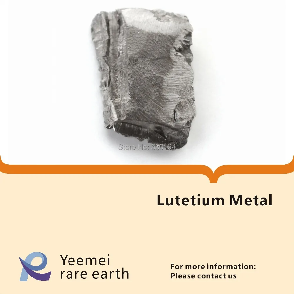 

Rare earth metal -- 99.95% Lutetium metal