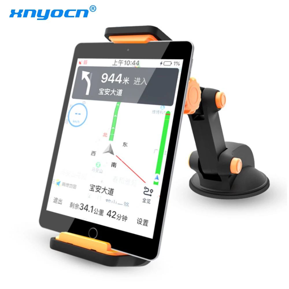 Xnyocn Tablet Phone Stand for IPAD Air Mini 1 2 3 4-11Inch Strong Suction Tablet Car Holder Stand f