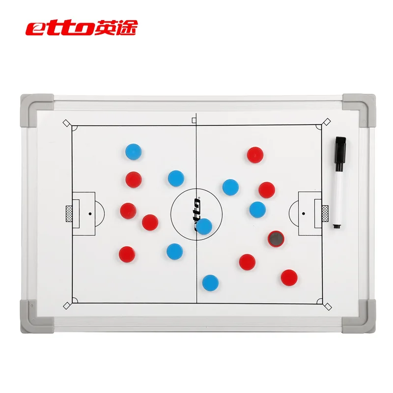 

Etto 45*30cm Magnetic Football Coaching Board Soccer Coach Tactics Book Set With Pen Dry Erase Teaching Equipment ESA110