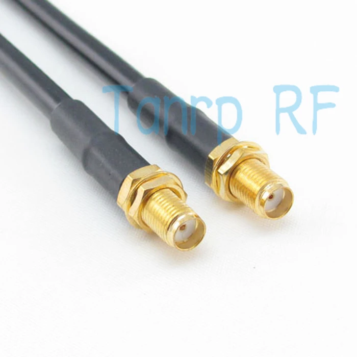 

Freeshipping! 20inch RG58 SMA female jack to SMA female jack RF Pigtail jumper coaxial cable 50CM Wholesale