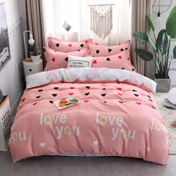 

Bed Sets 4 Seasons Universal Home Bedding Sets Soft Duvet Cover Bed Set Pillowcase King Size Queen Double Full 4pcs Twin 3pcs