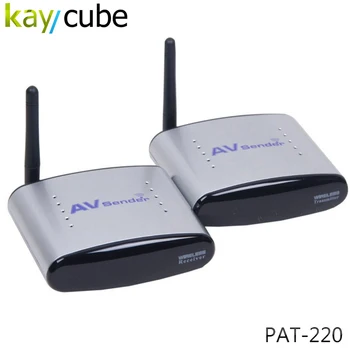 

PAT-220 2.4GHz 4 Channel Wireless AV Audio Video Transmitter Receiver with IR Remote For DVD DVR CCD Camera IPTV Kaycube