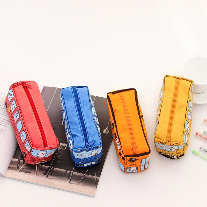 

Stationery Bus Pen Bag Car Pencil Bag Large Capacity Stationery Pen Case Student Supplies