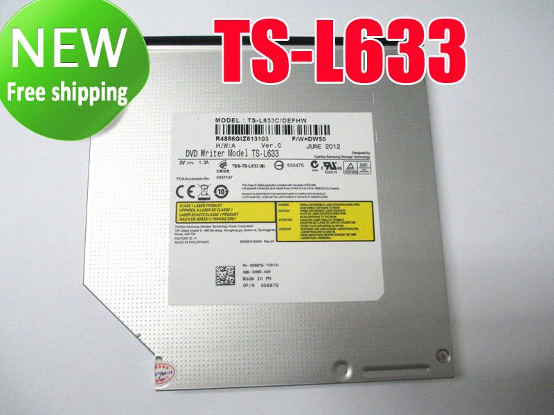 Dvd+rw Cd+rw Burner Drive Dvd Writer Model Tsl633 For Laptop Optical