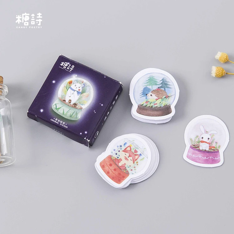 

45 Pcs/Pack Small World Mini Paper Sticker Decoration Diy Ablum Diary Scrapbooking Label Sticker Kawaii Stationery