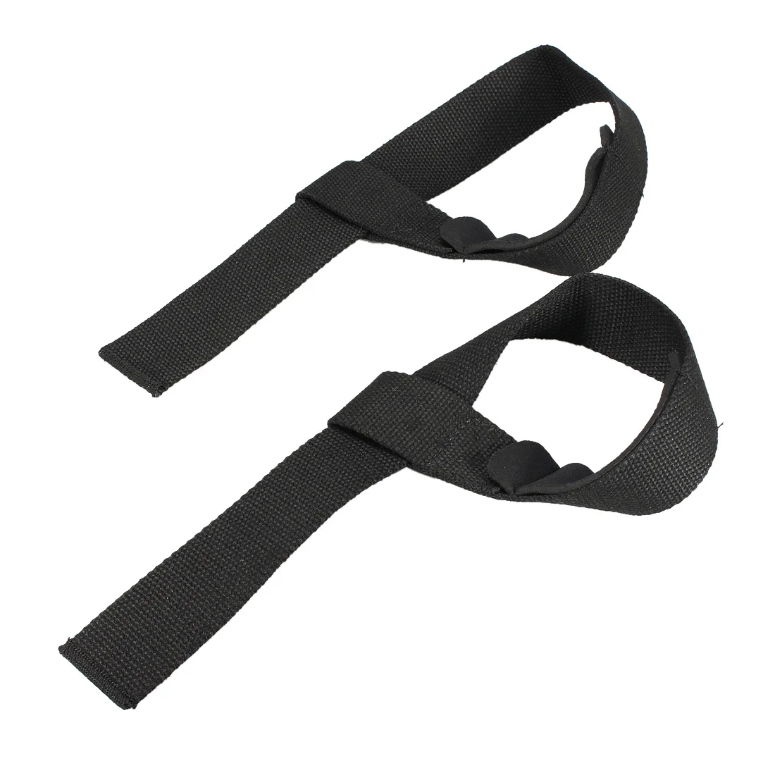 Weight Lifting Training Gym Straps Bar Wrist Support Gloves Wrap Color Black