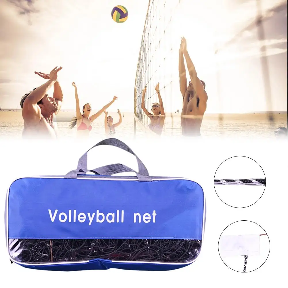 Volleyball Net for Practice Training Volleyball Replacement Net for Indoor or Outdoor Sports Beach Volleyball Tough Material