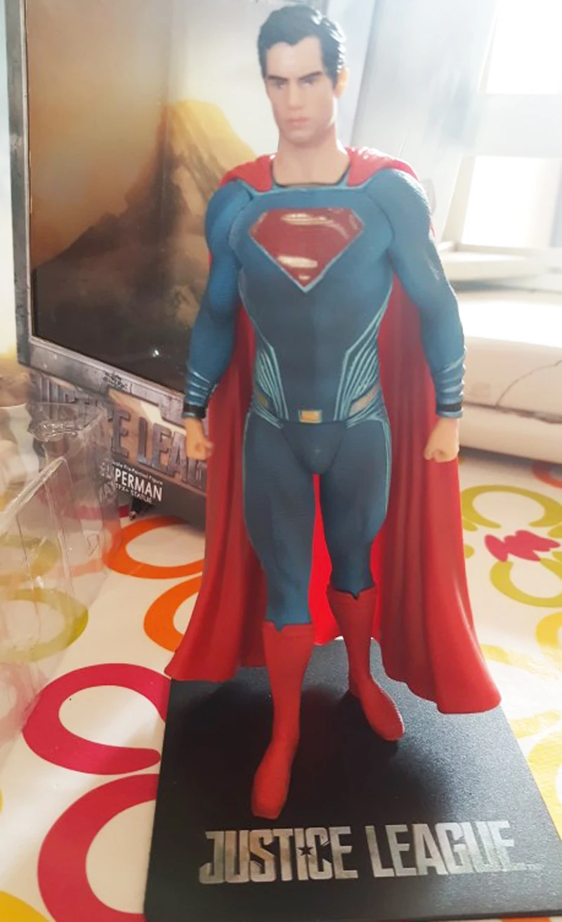 7inch 18cm ARTFX STATUE Justice League Aquaman Cyborg Superman Batman Wonder Woman Flash 1 10 Scale Action Figure Toy Doll (16)