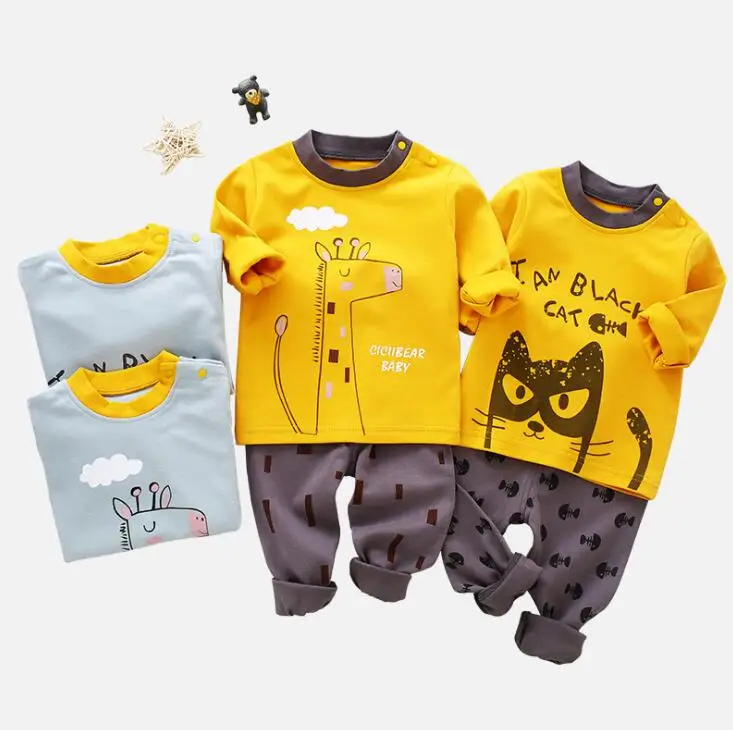 baby cotton suit baby inner clothes spring and autumn Male baby clothes